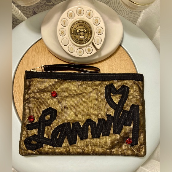 Lanvin small vintage clutch - bracelet. Authentic from the French fashion house